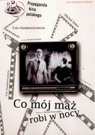 Co m&oacute;j maz robi w nocy - Polish Movie Poster (xs thumbnail)
