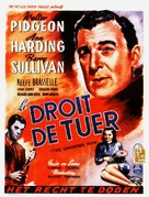 The Unknown Man - Belgian Movie Poster (xs thumbnail)