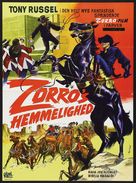 El Zorro cabalga otra vez - Danish Movie Poster (xs thumbnail)
