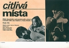 Citliv&aacute; m&iacute;sta - Czech Movie Poster (xs thumbnail)