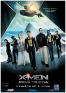 X-Men: First Class - Slovak Movie Poster (xs thumbnail)
