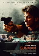 The Gunman - Croatian Movie Poster (xs thumbnail)