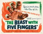 The Beast with Five Fingers Poster