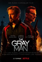 The Gray Man - Turkish Movie Poster (xs thumbnail)