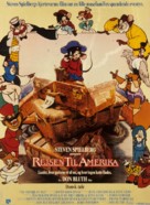 An American Tail - Danish Movie Poster (xs thumbnail)