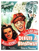 Babes on Broadway - Belgian Movie Poster (xs thumbnail)