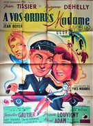 &Agrave; vos ordres, Madame - French Movie Poster (xs thumbnail)