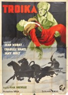 Tro&iuml;ka sur la piste blanche - Italian Movie Poster (xs thumbnail)