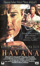 Havana - Finnish VHS movie cover (xs thumbnail)