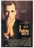 The Godfather: Part III - Italian Movie Poster (xs thumbnail)