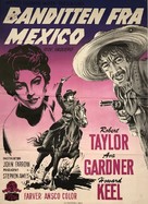 Ride, Vaquero! - Danish Movie Poster (xs thumbnail)