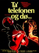Eyes of a Stranger - Danish Movie Poster (xs thumbnail)