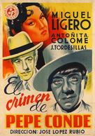 Crimen de Pepe Conde, El - Spanish Movie Poster (xs thumbnail)