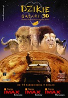 Wild Safari 3D - Polish Movie Poster (xs thumbnail)