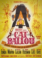 Cat Ballou - Danish Movie Poster (xs thumbnail)