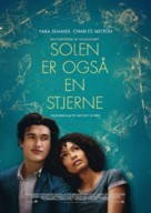 The Sun Is Also a Star - Danish Movie Poster (xs thumbnail)