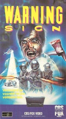 Warning Sign - Dutch VHS movie cover (xs thumbnail)