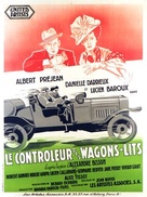 Le contr&ocirc;leur des wagons-lits - French Movie Poster (xs thumbnail)