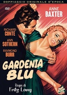 The Blue Gardenia - Italian DVD movie cover (xs thumbnail)