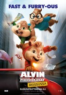 Alvin and the Chipmunks: The Road Chip - Finnish Movie Poster (xs thumbnail)