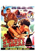 Secret of the Incas - Belgian Movie Poster (xs thumbnail)