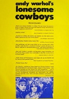 Lonesome Cowboys - German Movie Poster (xs thumbnail)