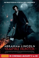 Abraham Lincoln: Vampire Hunter - Australian Movie Poster (xs thumbnail)