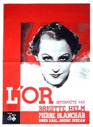 L&#039;or - French Movie Poster (xs thumbnail)