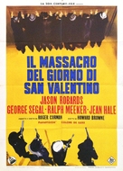 The St. Valentine&#039;s Day Massacre - Italian Movie Poster (xs thumbnail)
