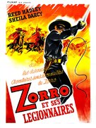 Zorro&#039;s Fighting Legion - French Movie Poster (xs thumbnail)