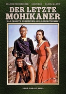 Der letzte Mohikaner - German DVD movie cover (xs thumbnail)