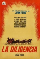 Stagecoach - Spanish Re-release movie poster (xs thumbnail)