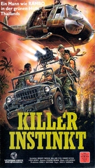 Killer Instinct - German VHS movie cover (xs thumbnail)