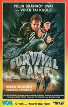 Survival Game - Finnish VHS movie cover (xs thumbnail)
