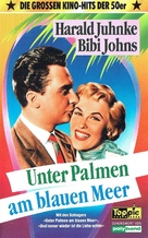 Unter Palmen am blauen Meer - German VHS movie cover (xs thumbnail)