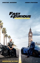 Fast &amp; Furious Presents: Hobbs &amp; Shaw - German Movie Poster (xs thumbnail)