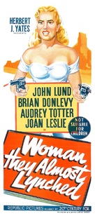 Woman They Almost Lynched - Australian Movie Poster (xs thumbnail)