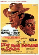 Cent mille dollars au soleil - Belgian Movie Poster (xs thumbnail)