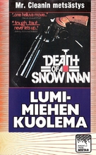 Death of a Snowman - Finnish VHS movie cover (xs thumbnail)