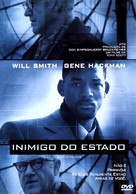 Enemy Of The State - Brazilian DVD movie cover (xs thumbnail)