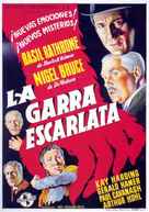 The Scarlet Claw - Spanish Movie Poster (xs thumbnail)