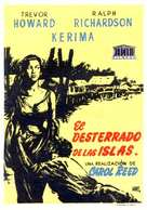 Outcast of the Islands - Spanish Movie Poster (xs thumbnail)