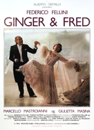 Ginger e Fred - Danish Movie Poster (xs thumbnail)