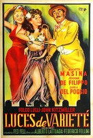 Luci del variet&agrave; - Argentinian Movie Poster (xs thumbnail)