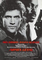 Lethal Weapon - Spanish Movie Poster (xs thumbnail)