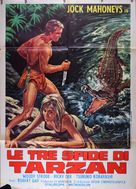Tarzan&#039;s Three Challenges - Italian Movie Poster (xs thumbnail)