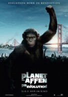 Rise of the Planet of the Apes - German Movie Poster (xs thumbnail)