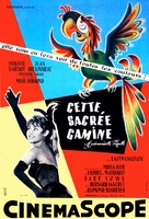 Cette sacr&eacute;e gamine - French Movie Poster (xs thumbnail)
