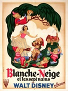 Snow White and the Seven Dwarfs - French Movie Poster (xs thumbnail)
