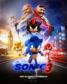 Sonic the Hedgehog 3 - New Zealand Movie Poster (xs thumbnail)